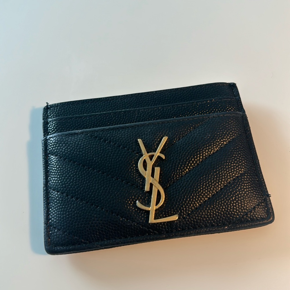 Authentic YSL cardholder